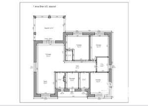 Дом 130м², 1-этажный, участок 6 сот.