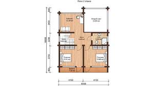 Дом 200м², 2-этажный, участок 6 сот.