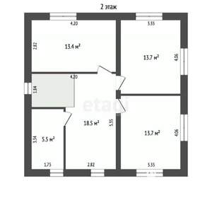 Дом 133м², 2-этажный, участок 7 сот.