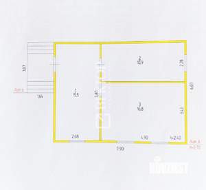 Дом 62м², 2-этажный, участок 15 сот.
