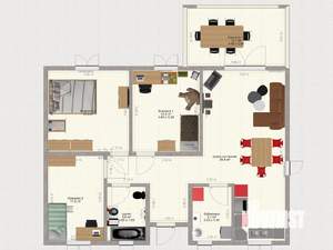 Дом 117м², 1-этажный, участок 6 сот.