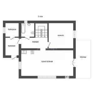 Дом 145м², 2-этажный, участок 6 сот.  