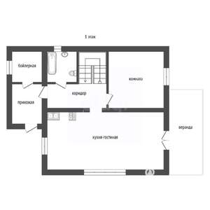 Дом 145м², 2-этажный, участок 6 сот.  