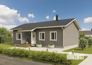 Дом 70м&sup2;, 1-этажный, участок 6 сот.  