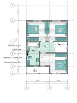 Дом 120м², 2-этажный, участок 6 сот.  