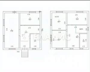 Таунхаус 133м², 2-этажный, участок 7 сот.  