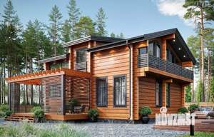 Дом 200м², 2-этажный, участок 6 сот.  