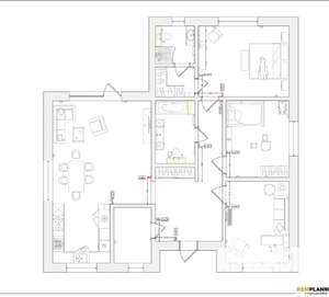 Коттедж 150м², 1-этажный, участок 7 сот.  