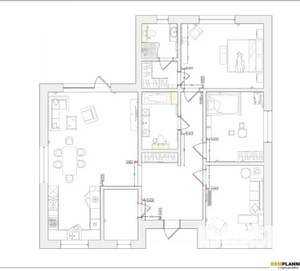 Дом 153м², 1-этажный, участок 8 сот.  