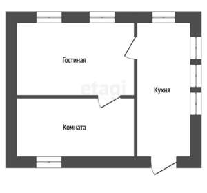 Дом 31м², 2-этажный, участок 6 сот.  
