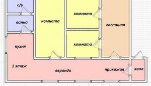 Дом 125м², 2-этажный, участок 8 сот.  
