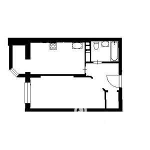 1-к квартира, на длительный срок, 37м2, 5/22 этаж