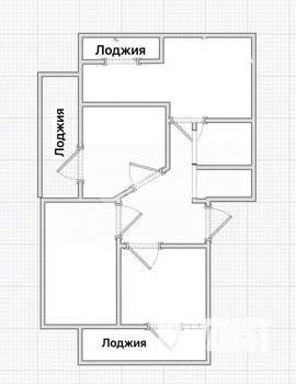 3-к квартира, вторичка, 78м2, 2/3 этаж