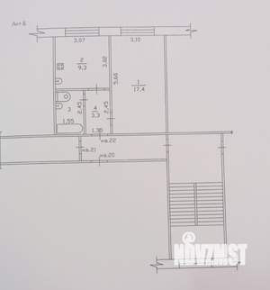 1-к квартира, вторичка, 34м2, 3/4 этаж