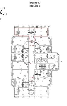 1-к квартира, вторичка, 38м2, 17/21 этаж