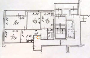 3-к квартира, вторичка, 71м2, 2/14 этаж