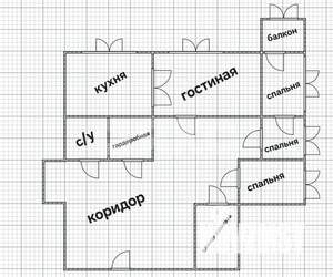 4-к квартира, вторичка, 100м2, 1/22 этаж