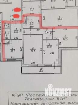 3-к квартира, вторичка, 71м2, 21/24 этаж