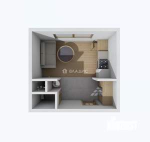 1-к квартира, вторичка, 14м2, 1/5 этаж