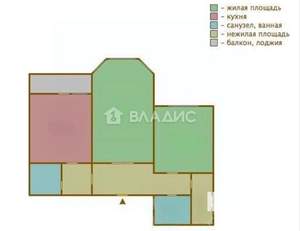 2-к квартира, вторичка, 67м2, 5/10 этаж