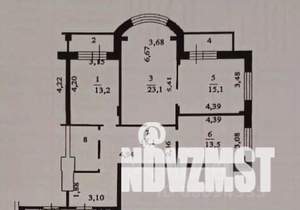 3-к квартира, вторичка, 94м2, 5/17 этаж