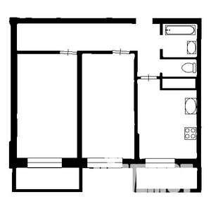 3-к квартира, вторичка, 66м2, 2/3 этаж