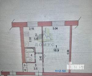 1-к квартира, вторичка, 28м2, 5/5 этаж