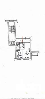 1-к квартира, вторичка, 37м2, 3/9 этаж