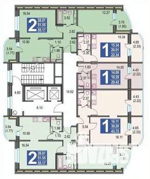 Студия квартира, вторичка, 20м2, 3/17 этаж