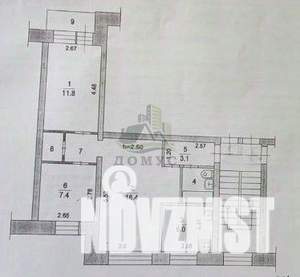 3-к квартира, вторичка, 53м2, 4/5 этаж