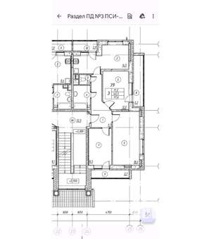 3-к квартира, вторичка, 76м2, 3/3 этаж