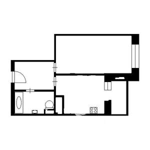 1-к квартира, вторичка, 42м2, 3/23 этаж