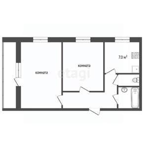 2-к квартира, вторичка, 54м2, 5/10 этаж