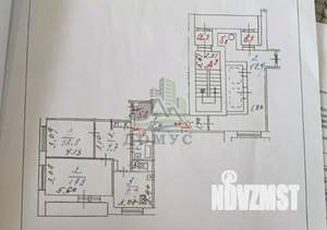 2-к квартира, вторичка, 56м2, 9/14 этаж