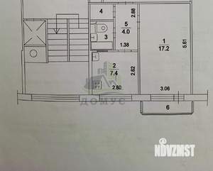 1-к квартира, вторичка, 33м2, 9/9 этаж