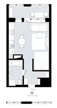 Студия квартира, вторичка, 33м2, 17/17 этаж