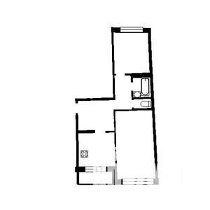 2-к квартира, вторичка, 52м2, 5/5 этаж