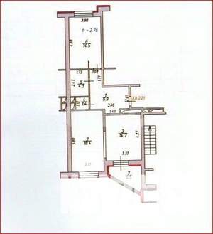 2-к квартира, вторичка, 63м2, 9/17 этаж