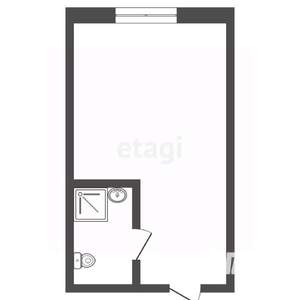 Студия квартира, вторичка, 20м2, 3/5 этаж