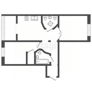 2-к квартира, вторичка, 65м2, 1/10 этаж