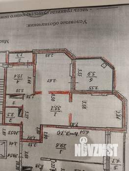 2-к квартира, вторичка, 71м2, 9/22 этаж