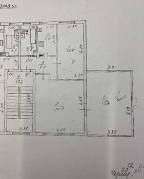 2-к квартира, вторичка, 65м2, 2/2 этаж